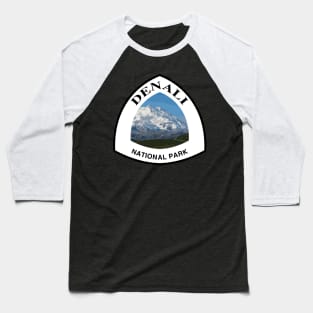 Denali National Park shield Baseball T-Shirt
